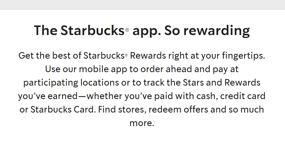 Starbucks omnichannel marketing example