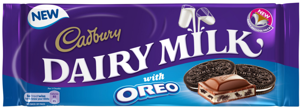 dairy milk and Oreo co-branding