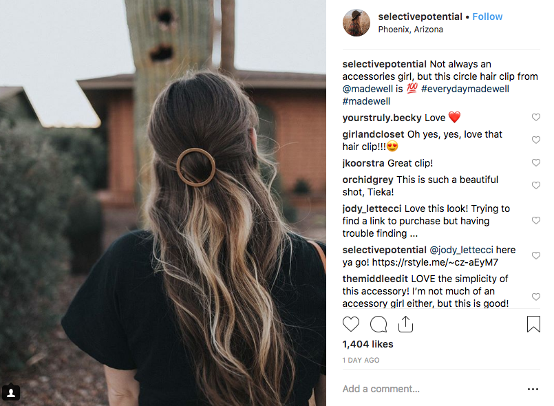 micro influencer paid post example