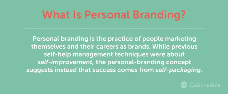 what is personal branding