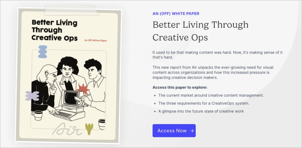 white paper as lead magnet example
