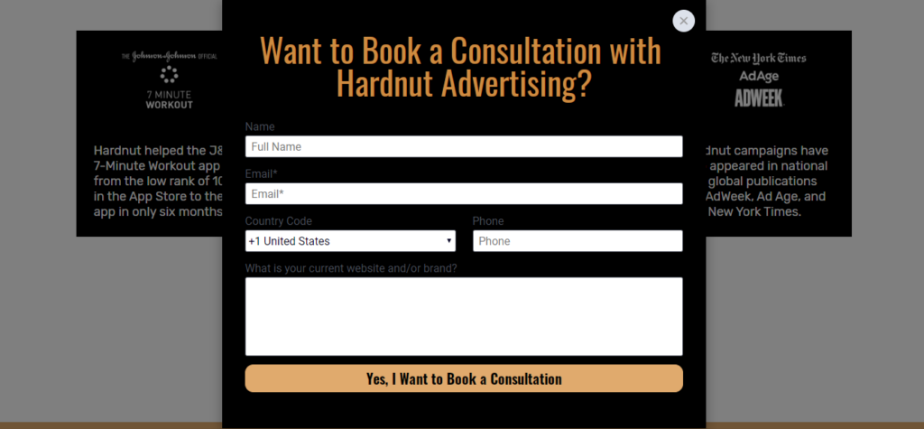 consultation as lead magnet example