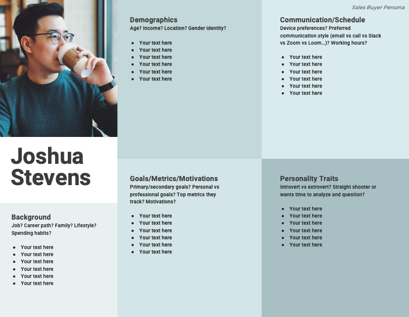 buyer persona template