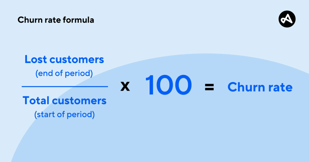 customer churn rate formula